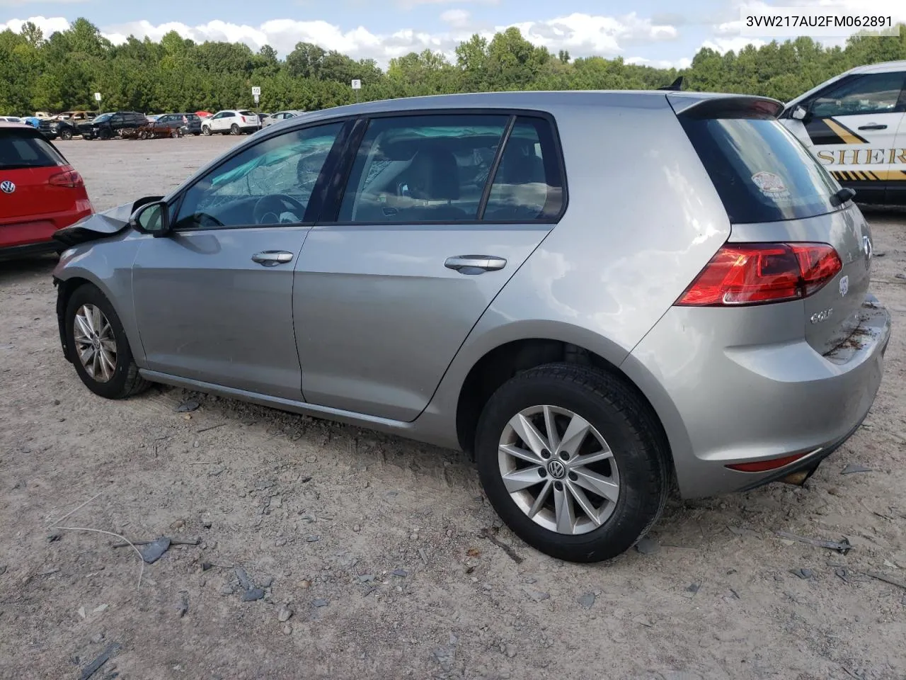 2015 Volkswagen Golf VIN: 3VW217AU2FM062891 Lot: 70376434