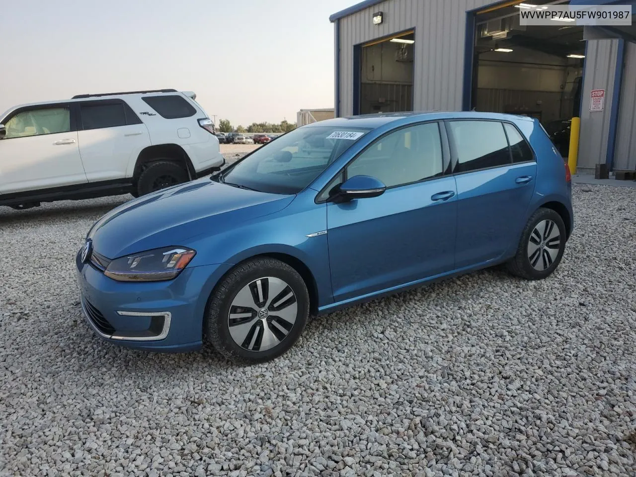 2015 Volkswagen E-Golf Sel Premium VIN: WVWPP7AU5FW901987 Lot: 70630184