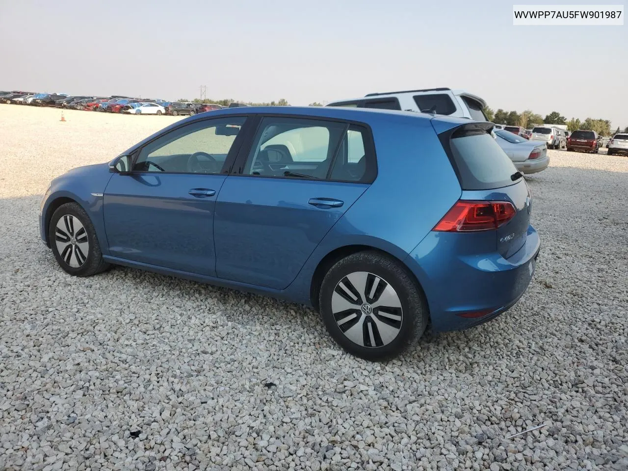 2015 Volkswagen E-Golf Sel Premium VIN: WVWPP7AU5FW901987 Lot: 70630184