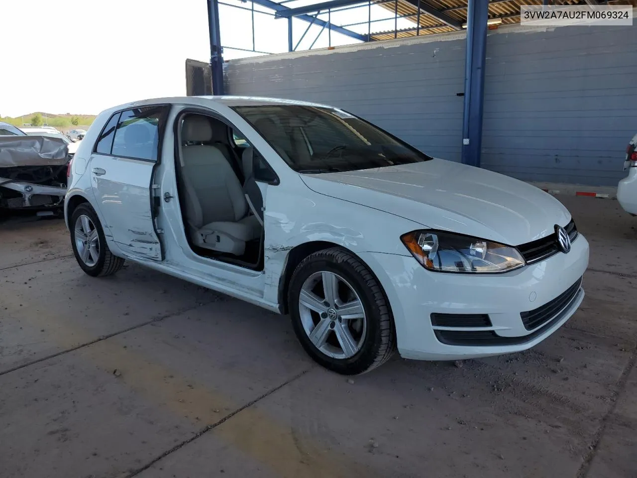 2015 Volkswagen Golf Tdi VIN: 3VW2A7AU2FM069324 Lot: 70639004