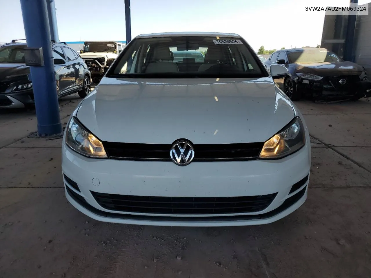 2015 Volkswagen Golf Tdi VIN: 3VW2A7AU2FM069324 Lot: 70639004