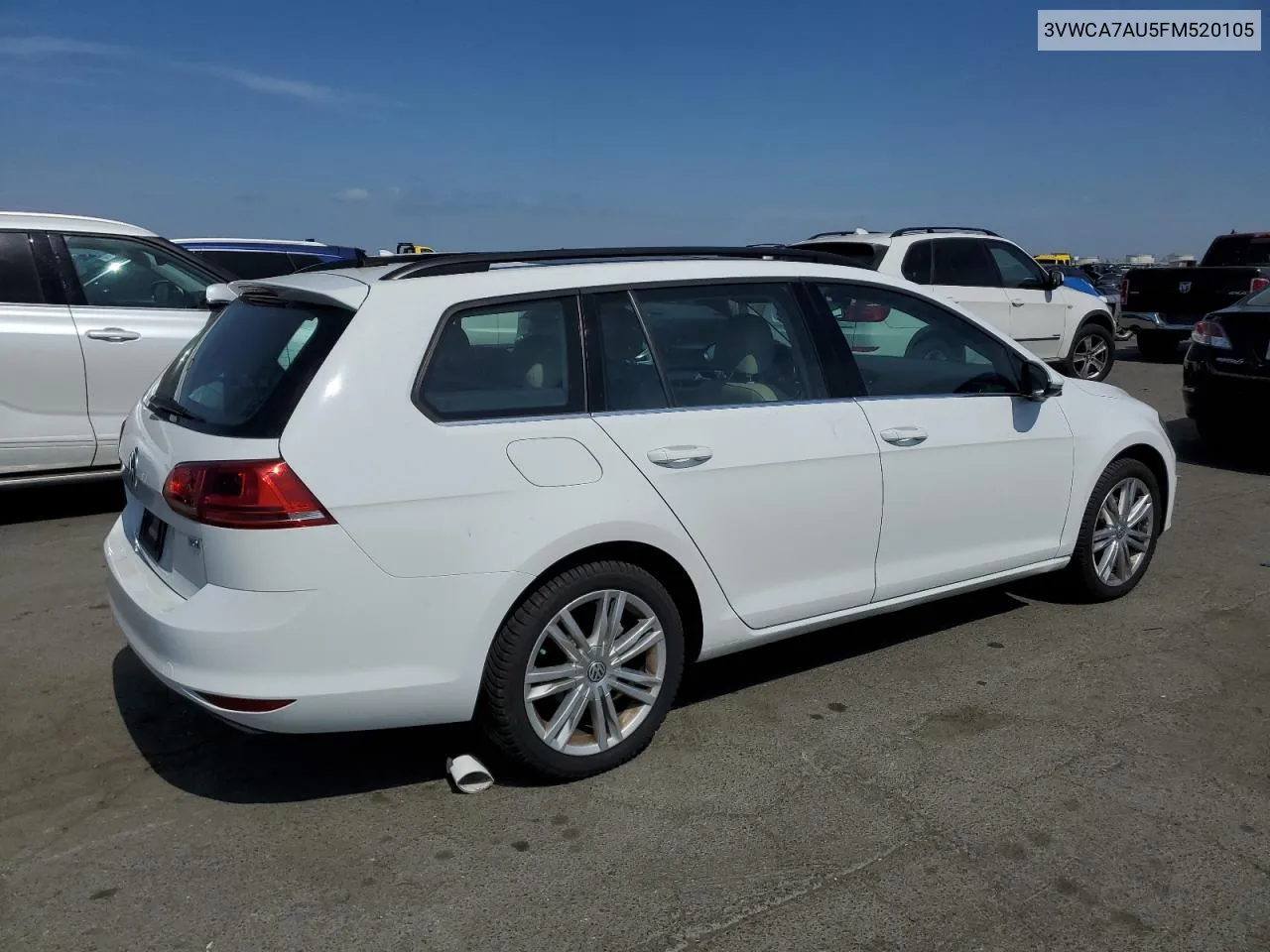 2015 Volkswagen Golf Sportwagen Tdi S VIN: 3VWCA7AU5FM520105 Lot: 71057704