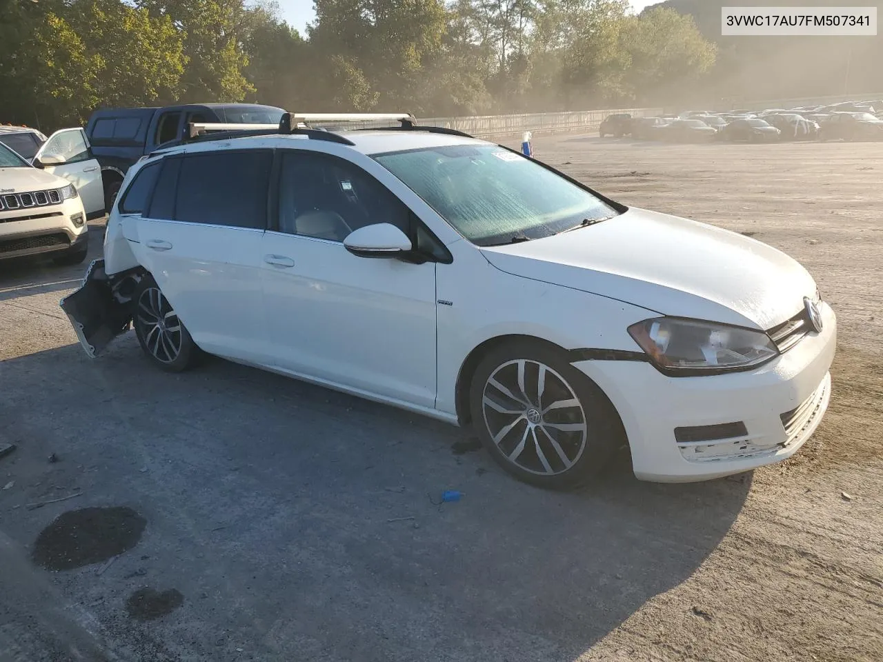 2015 Volkswagen Golf Sportwagen S VIN: 3VWC17AU7FM507341 Lot: 71239944