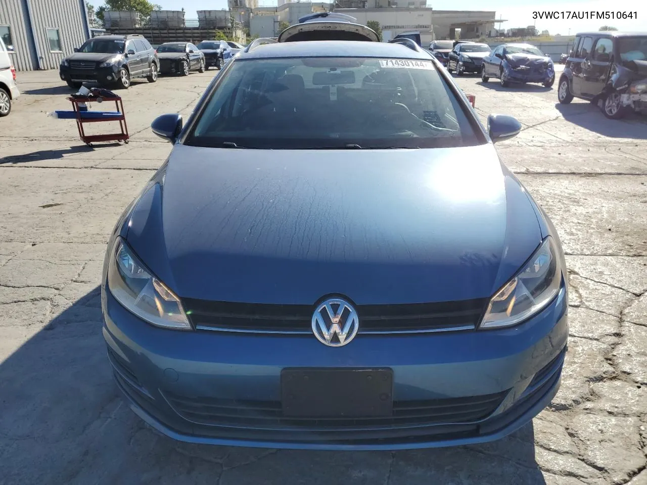 2015 Volkswagen Golf Sportwagen S VIN: 3VWC17AU1FM510641 Lot: 71430144