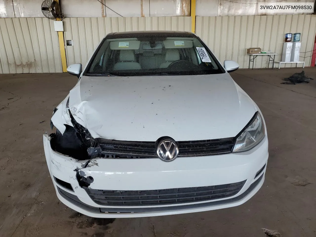 2015 Volkswagen Golf Tdi VIN: 3VW2A7AU7FM098530 Lot: 71996004