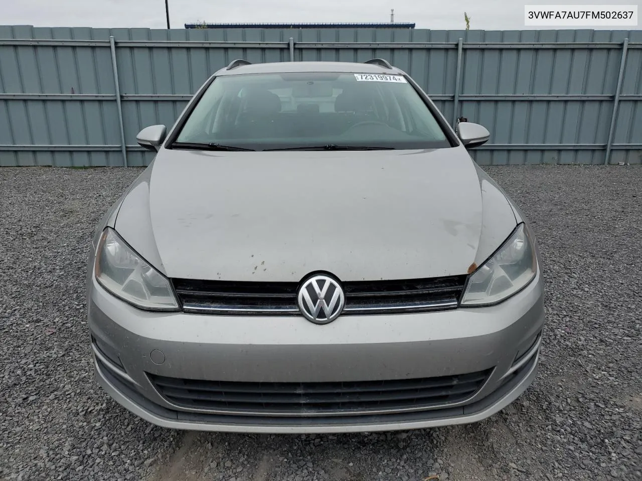 2015 Volkswagen Golf Sportwagen Tdi S VIN: 3VWFA7AU7FM502637 Lot: 72319974