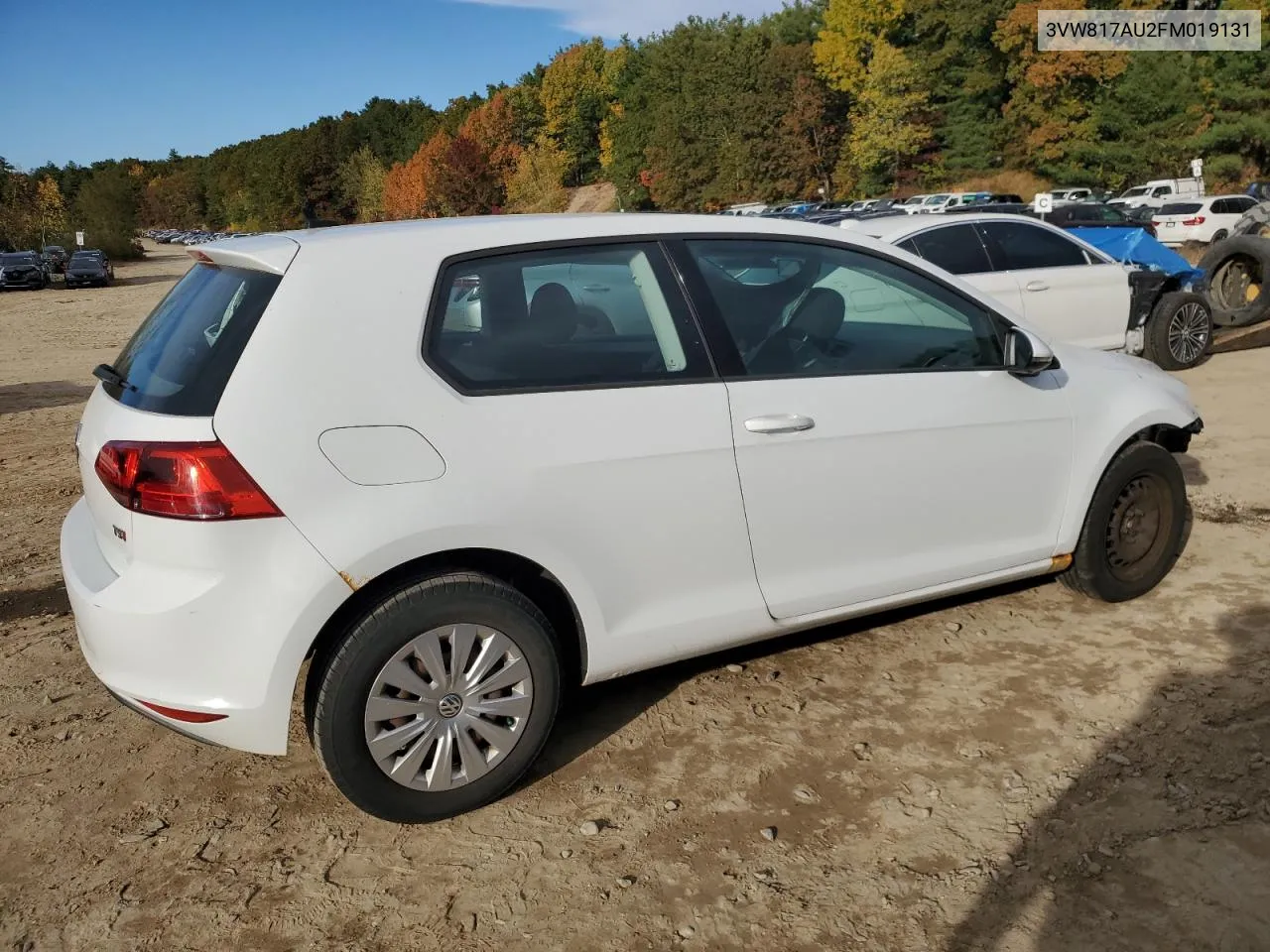 2015 Volkswagen Golf VIN: 3VW817AU2FM019131 Lot: 72619914