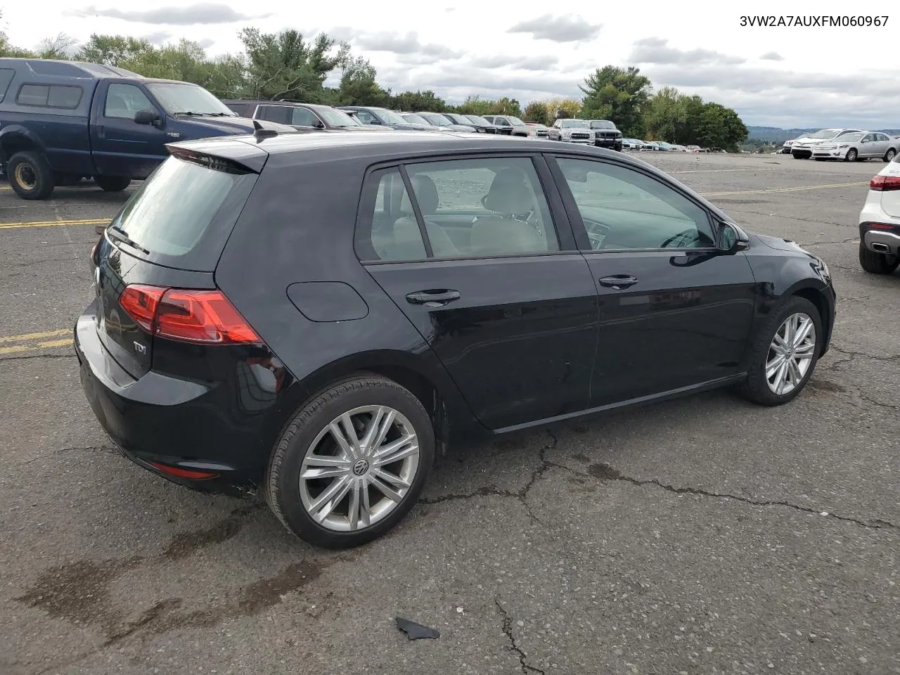 2015 Volkswagen Golf Tdi VIN: 3VW2A7AUXFM060967 Lot: 73289164