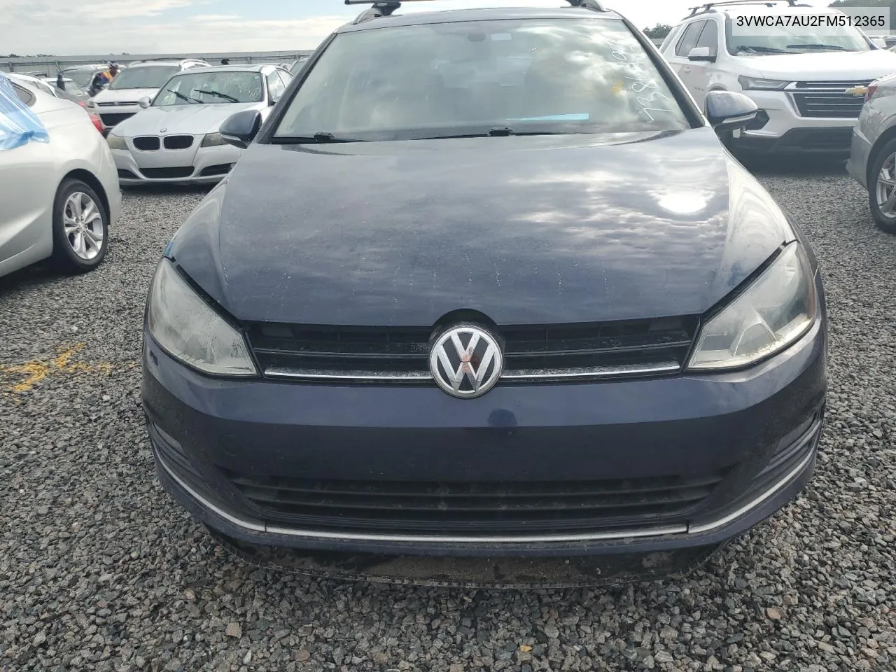 2015 Volkswagen Golf Sportwagen Tdi S VIN: 3VWCA7AU2FM512365 Lot: 73864954