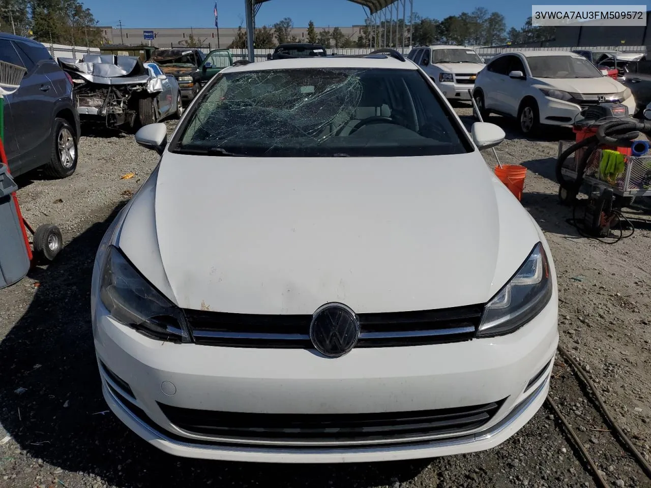 2015 Volkswagen Golf Sportwagen Tdi S VIN: 3VWCA7AU3FM509572 Lot: 75625414