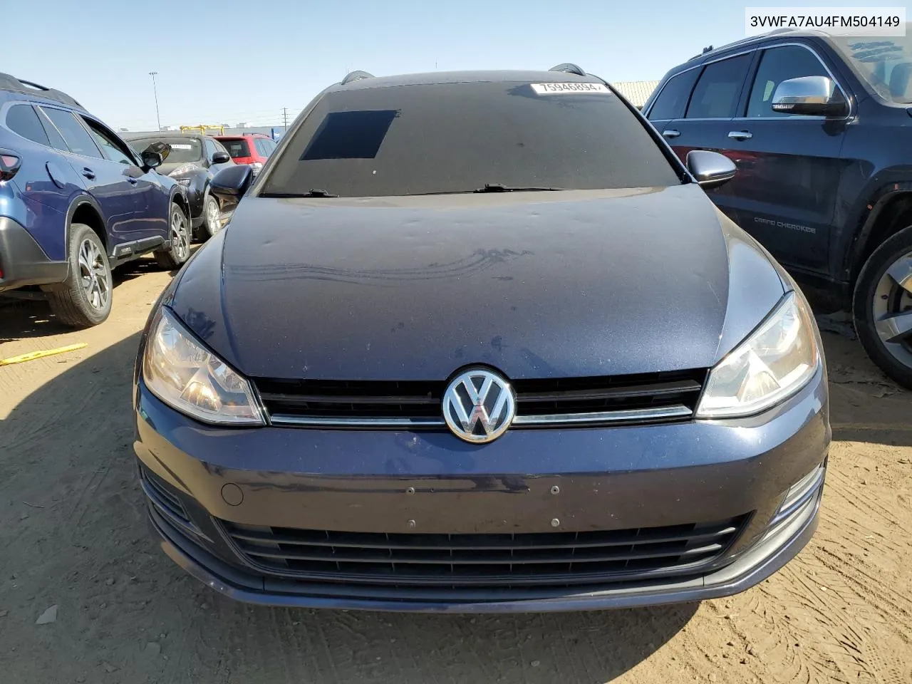 2015 Volkswagen Golf Sportwagen Tdi S VIN: 3VWFA7AU4FM504149 Lot: 75946894