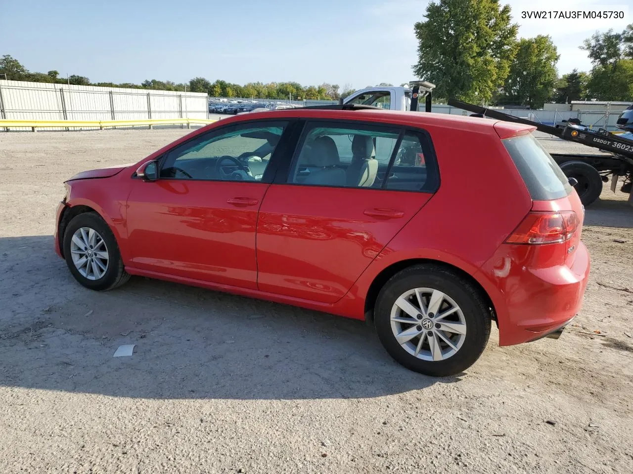 2015 Volkswagen Golf VIN: 3VW217AU3FM045730 Lot: 76293584