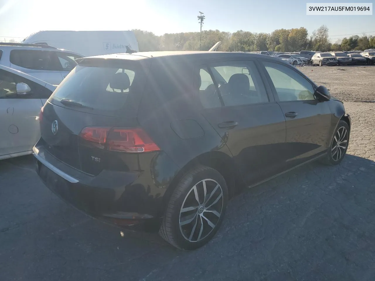 2015 Volkswagen Golf VIN: 3VW217AU5FM019694 Lot: 76817564