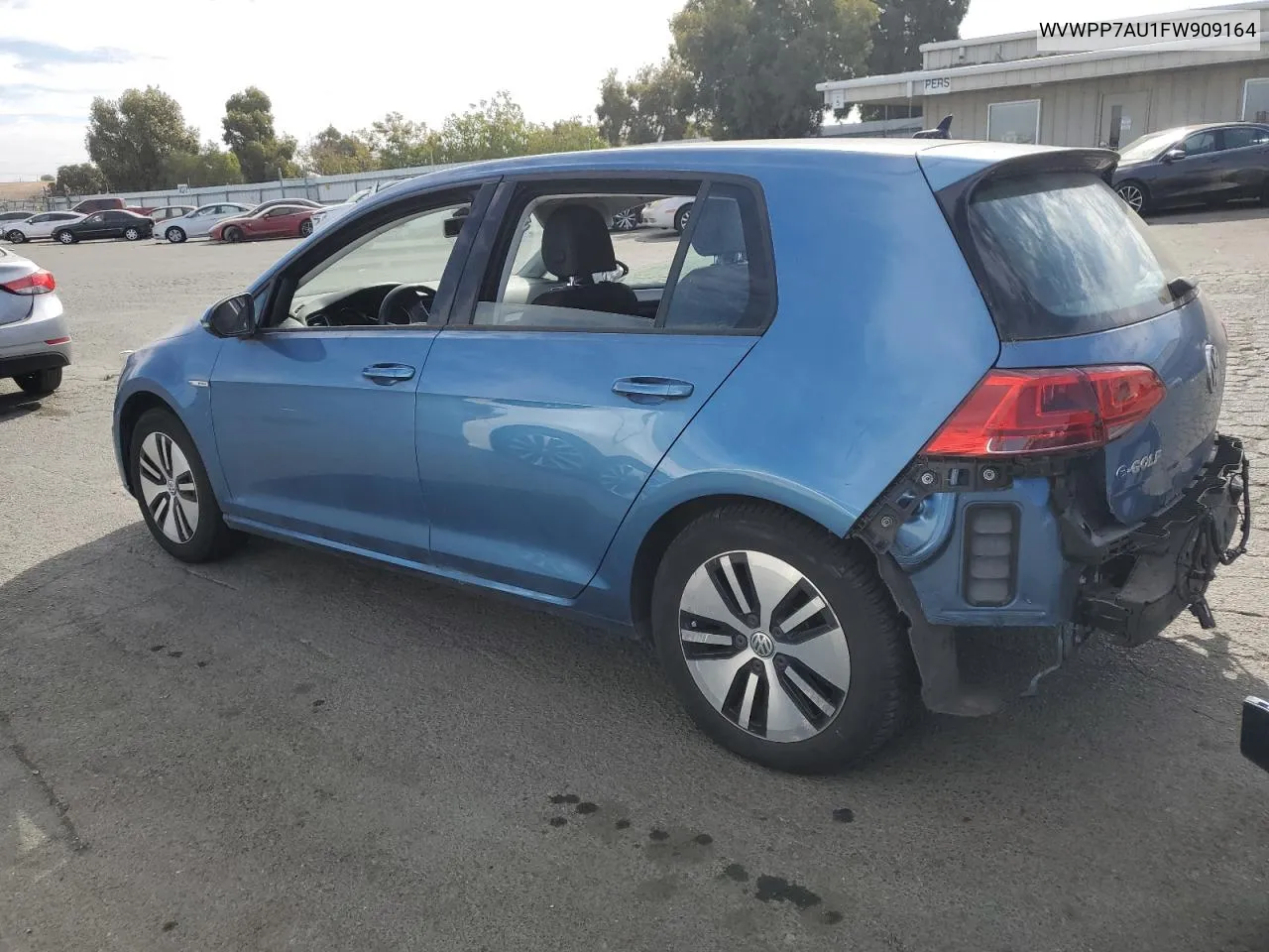 2015 Volkswagen E-Golf Sel Premium VIN: WVWPP7AU1FW909164 Lot: 77002604