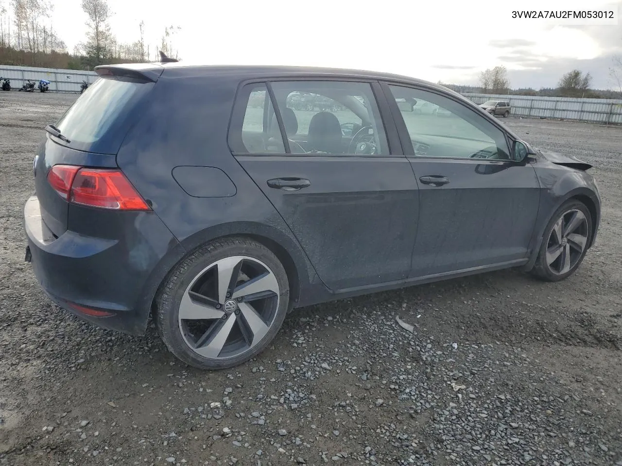 2015 Volkswagen Golf Tdi VIN: 3VW2A7AU2FM053012 Lot: 77350334