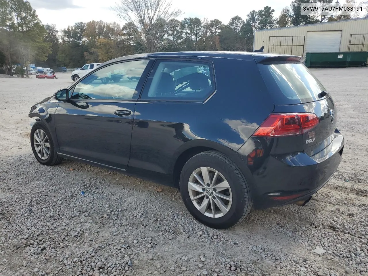 2015 Volkswagen Golf VIN: 3VW917AU7FM033191 Lot: 77665144