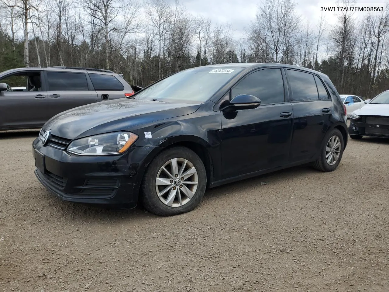 2015 Volkswagen Golf VIN: 3VW117AU7FM008563 Lot: 78247314