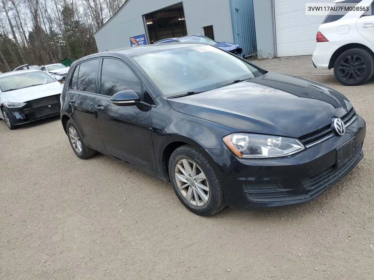 2015 Volkswagen Golf VIN: 3VW117AU7FM008563 Lot: 78247314