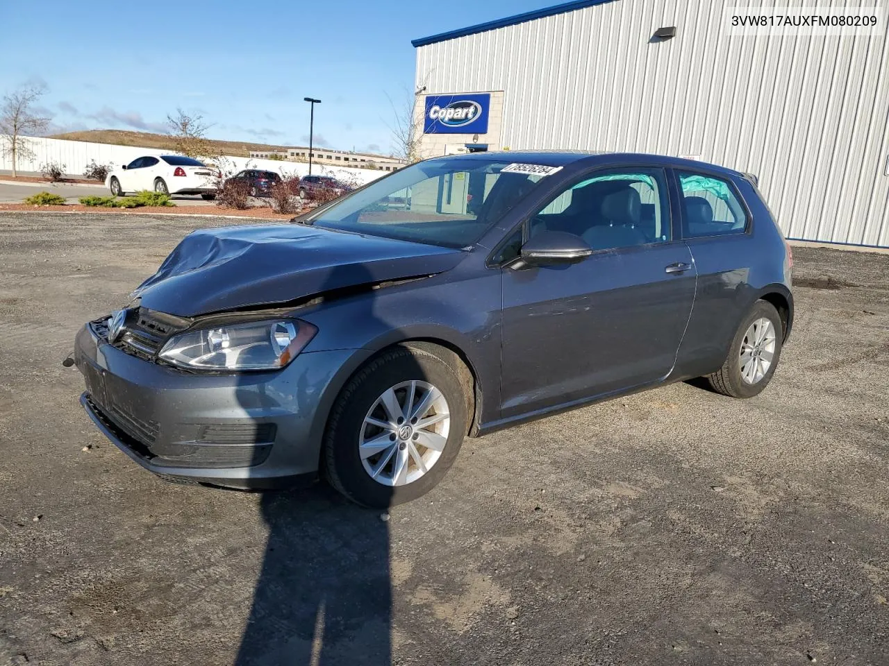 2015 Volkswagen Golf VIN: 3VW817AUXFM080209 Lot: 78526284