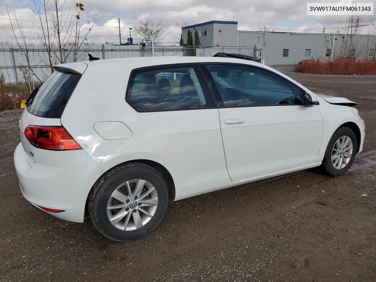 2015 Volkswagen Golf VIN: 3VW917AU1FM061343 Lot: 79407704