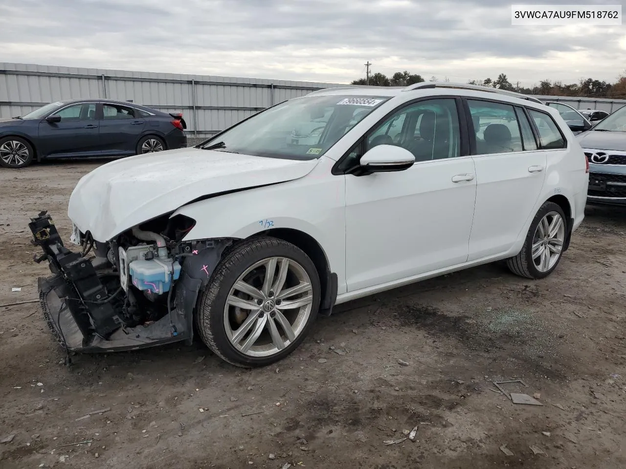 2015 Volkswagen Golf Sportwagen Tdi S VIN: 3VWCA7AU9FM518762 Lot: 79660554