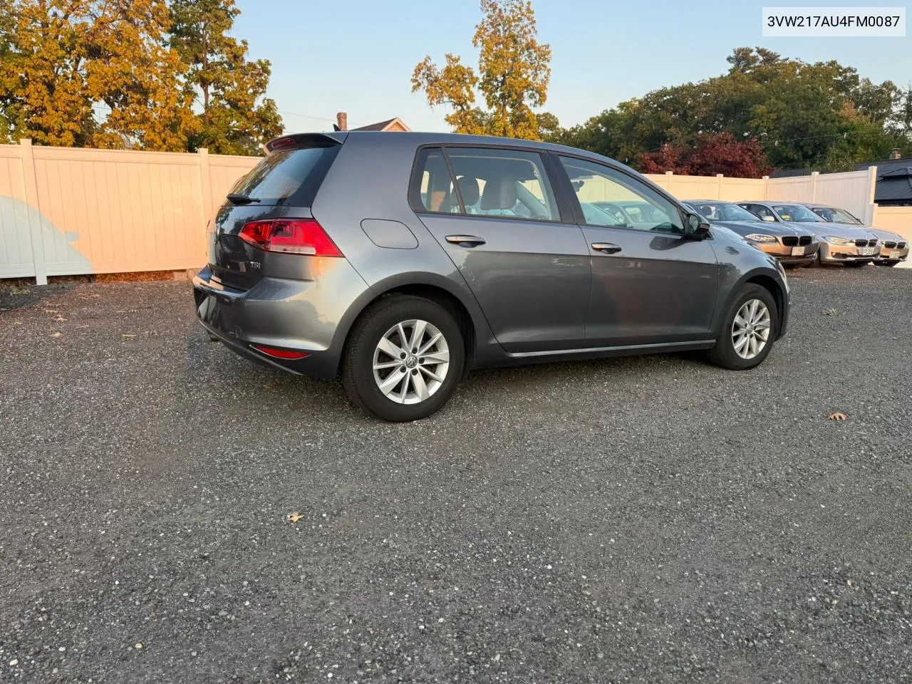 2015 Volkswagen Golf VIN: 3VW217AU4FM0087 Lot: 80189944