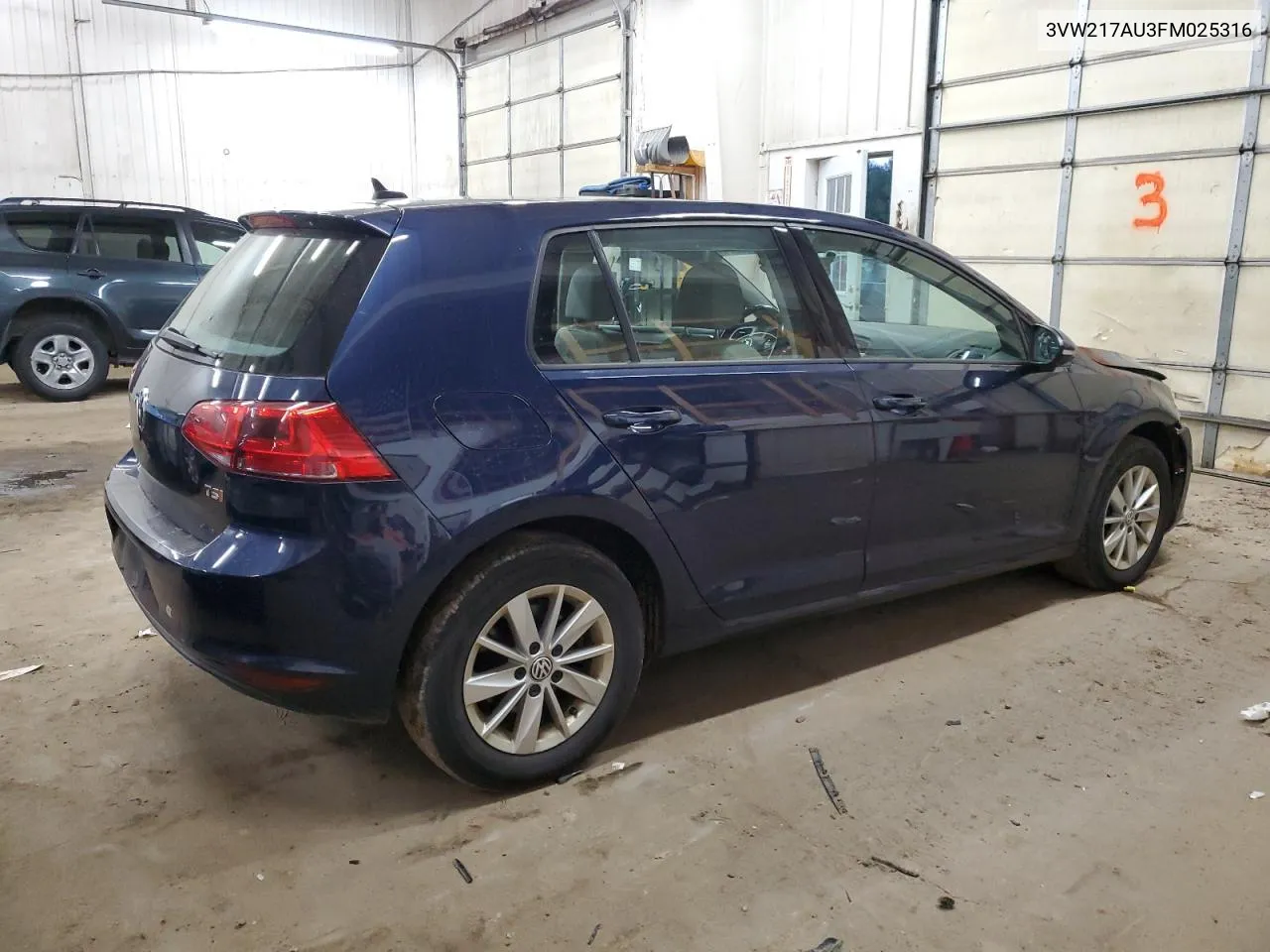 2015 Volkswagen Golf VIN: 3VW217AU3FM025316 Lot: 80532234