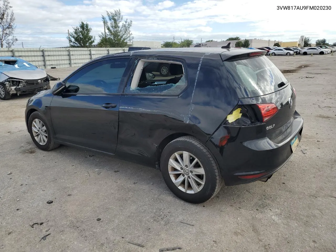 2015 Volkswagen Golf VIN: 3VW817AU9FM020230 Lot: 80824904