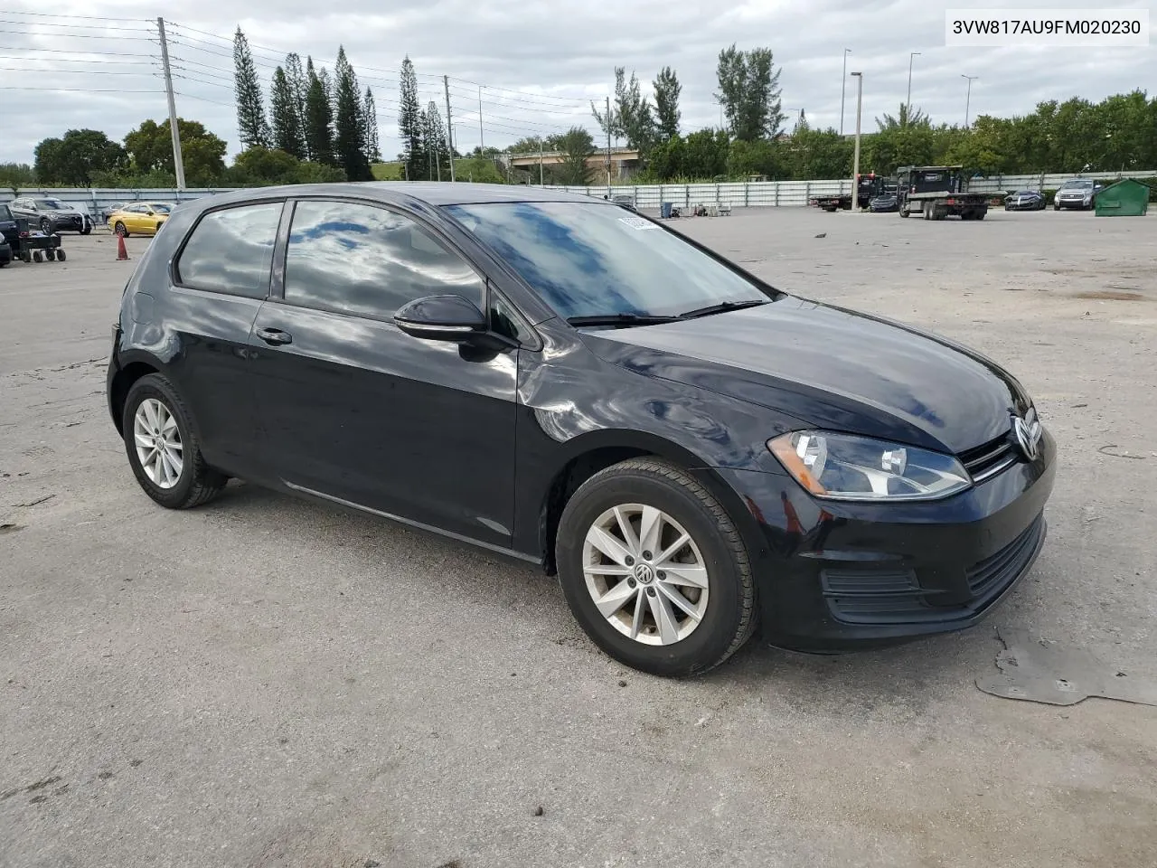 2015 Volkswagen Golf VIN: 3VW817AU9FM020230 Lot: 80824904