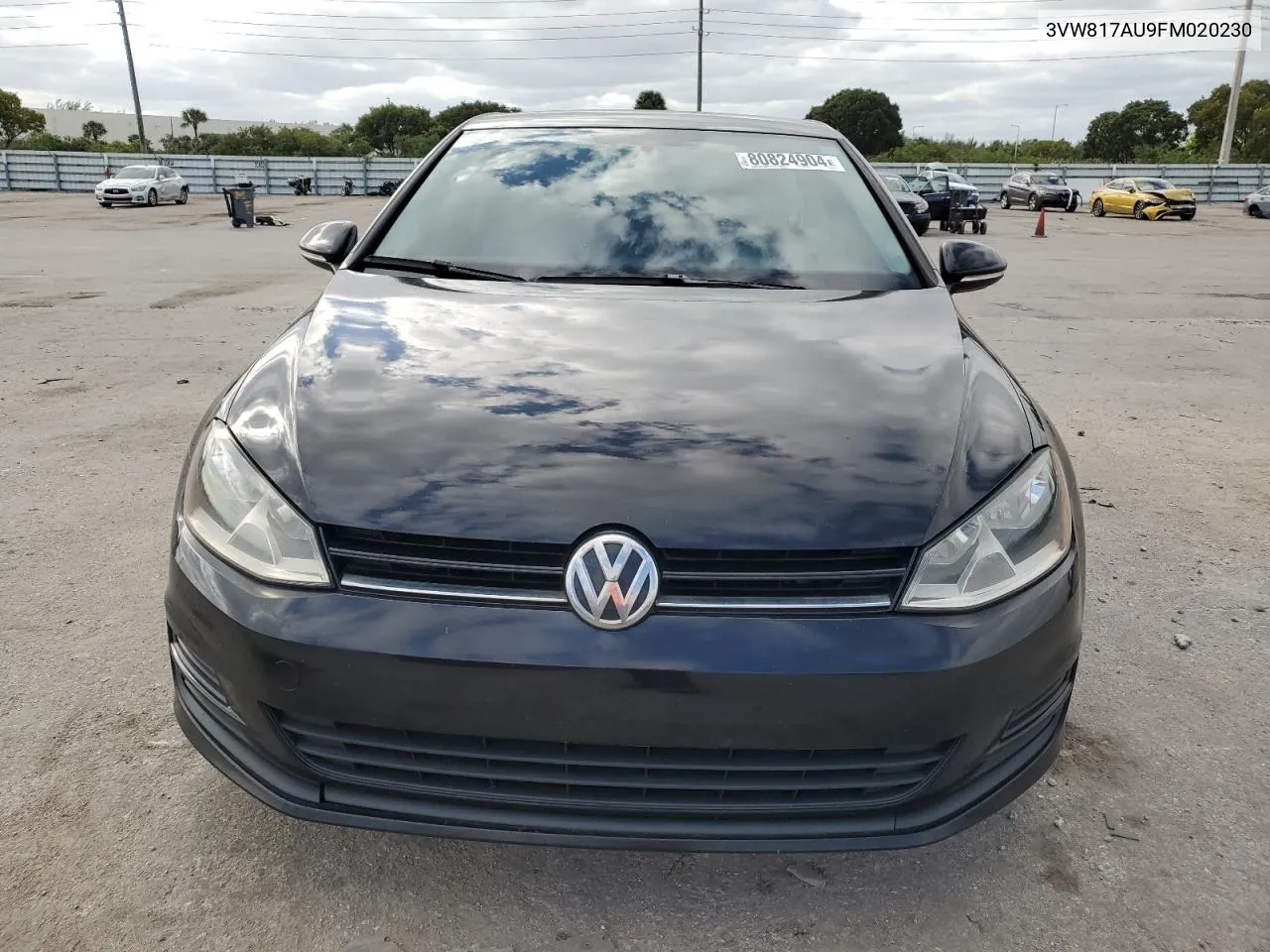 2015 Volkswagen Golf VIN: 3VW817AU9FM020230 Lot: 80824904