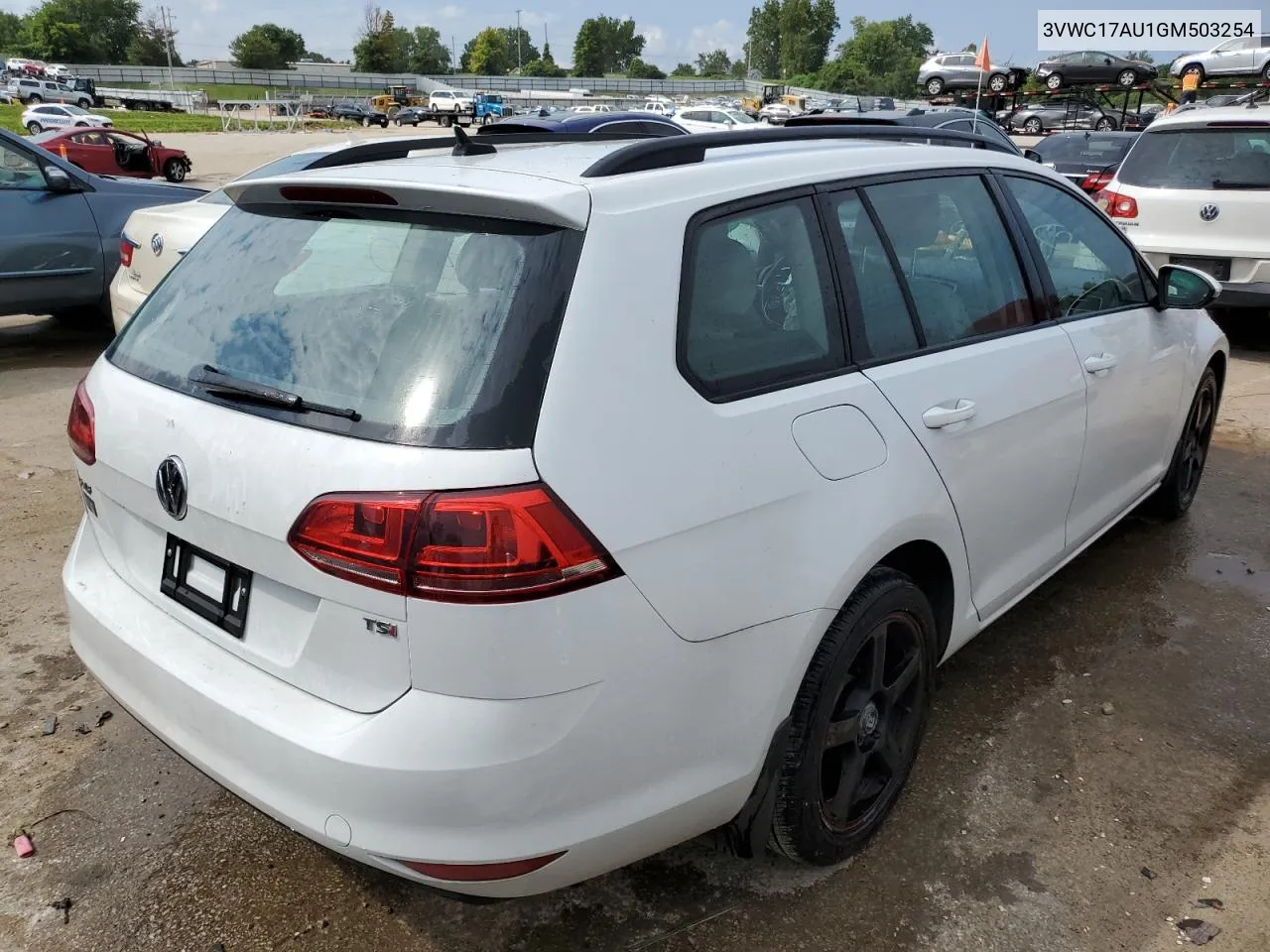 3VWC17AU1GM503254 2016 Volkswagen Golf Sportwagen S