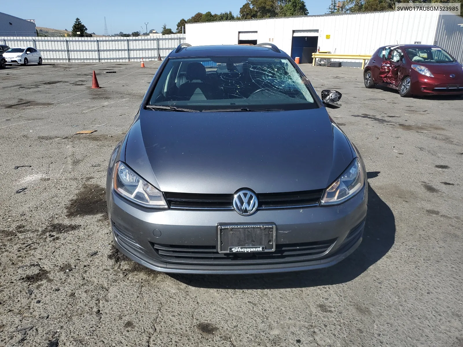 2016 Volkswagen Golf Sportwagen S VIN: 3VWC17AU8GM523985 Lot: 64957854