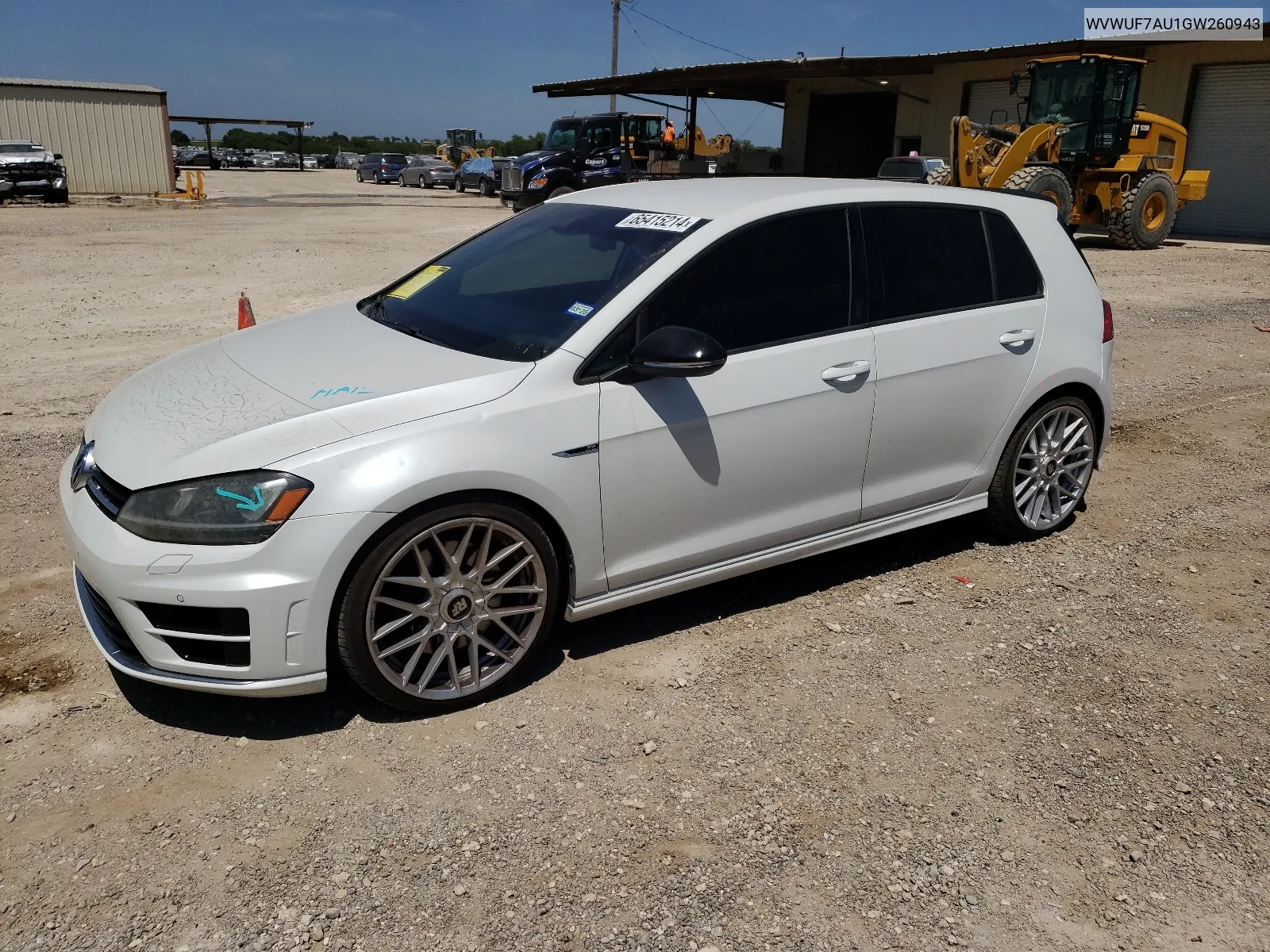 2016 Volkswagen Golf R VIN: WVWUF7AU1GW260943 Lot: 65415214