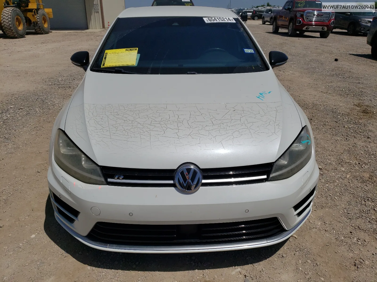 WVWUF7AU1GW260943 2016 Volkswagen Golf R