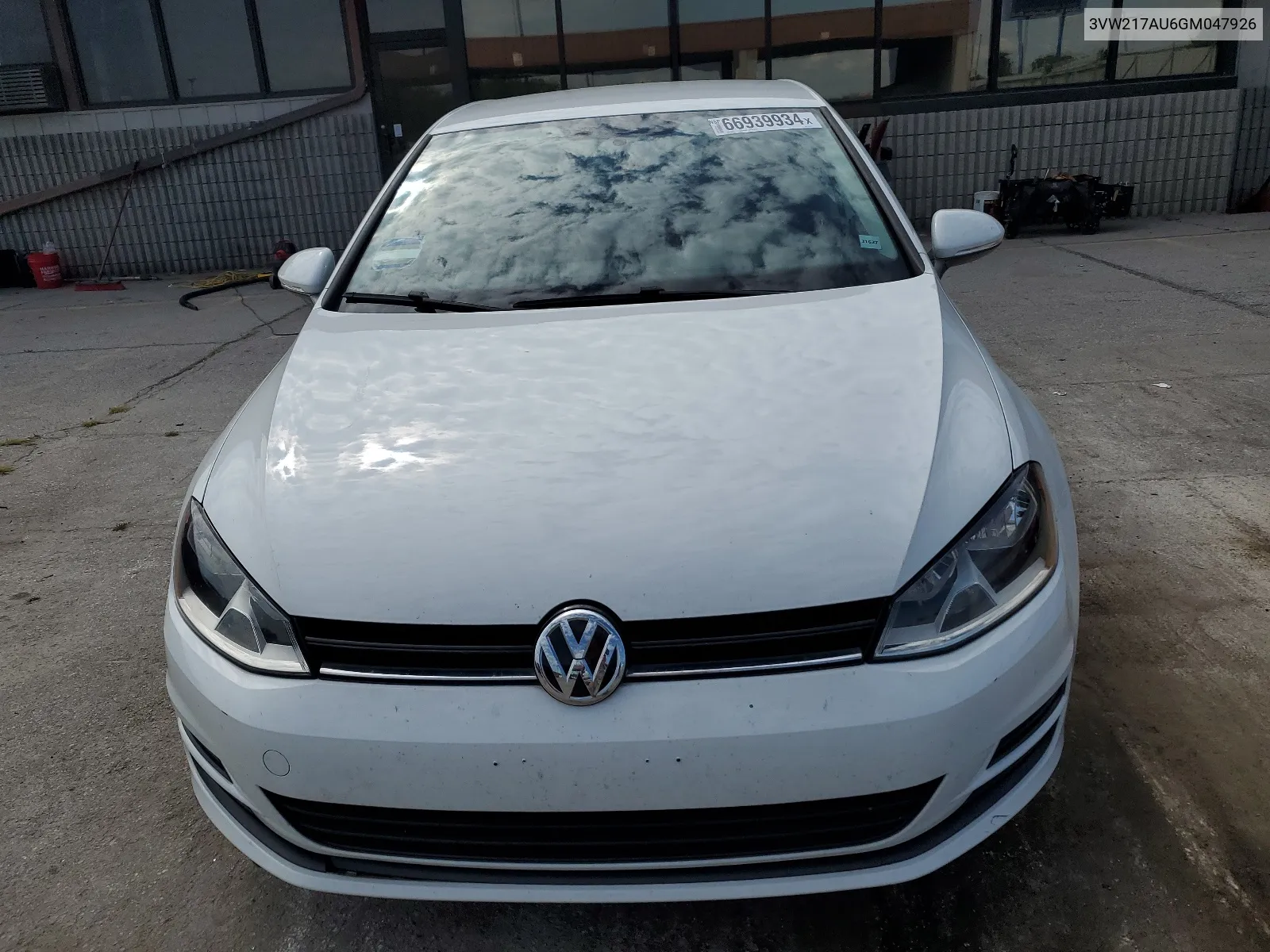 2016 Volkswagen Golf S/Se VIN: 3VW217AU6GM047926 Lot: 66939934