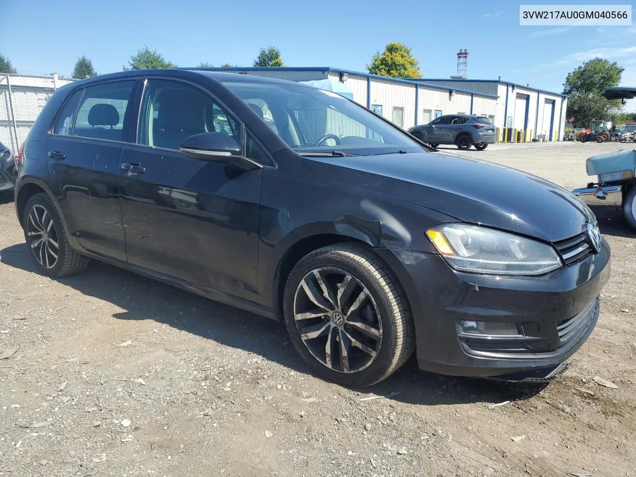 2016 Volkswagen Golf S/Se VIN: 3VW217AU0GM040566 Lot: 69088524