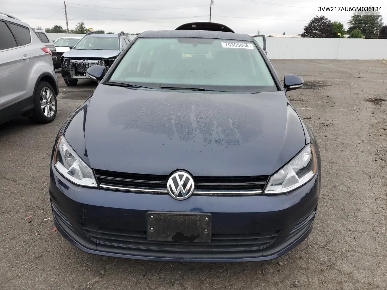 3VW217AU6GM036134 2016 Volkswagen Golf S/Se