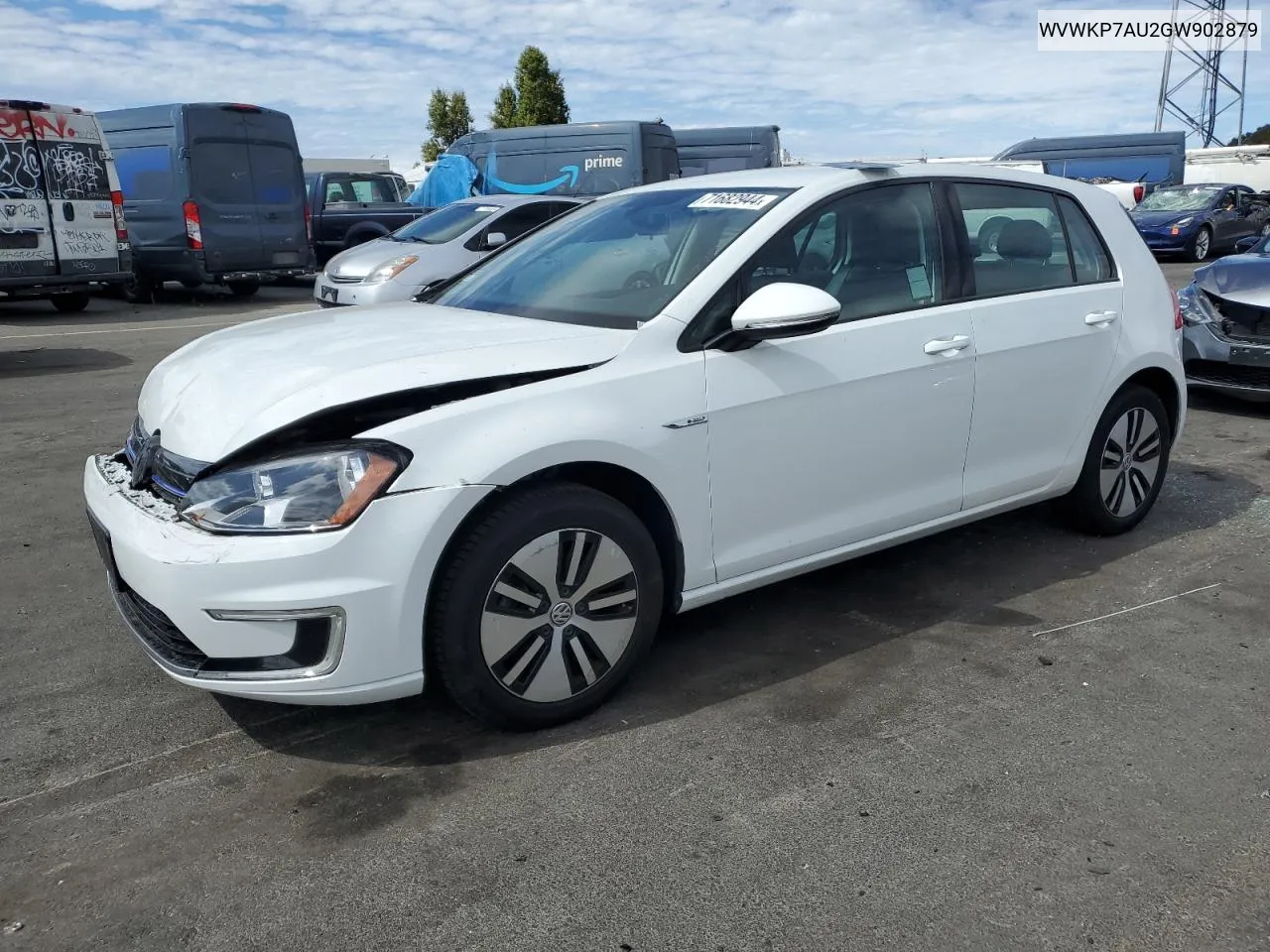 WVWKP7AU2GW902879 2016 Volkswagen E-Golf Se