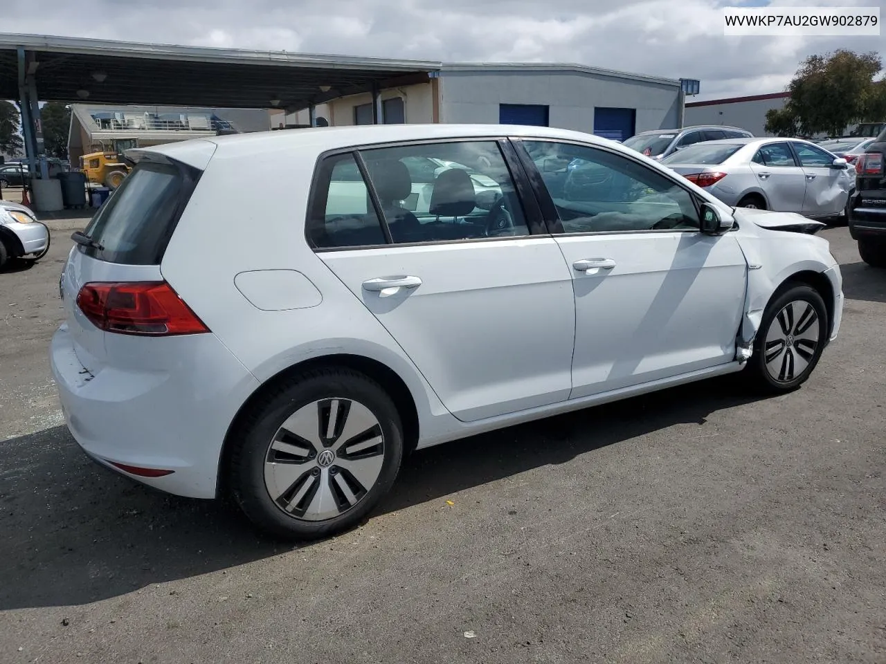 WVWKP7AU2GW902879 2016 Volkswagen E-Golf Se