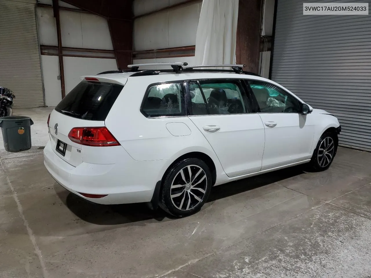 2016 Volkswagen Golf Sportwagen S VIN: 3VWC17AU2GM524033 Lot: 73308584