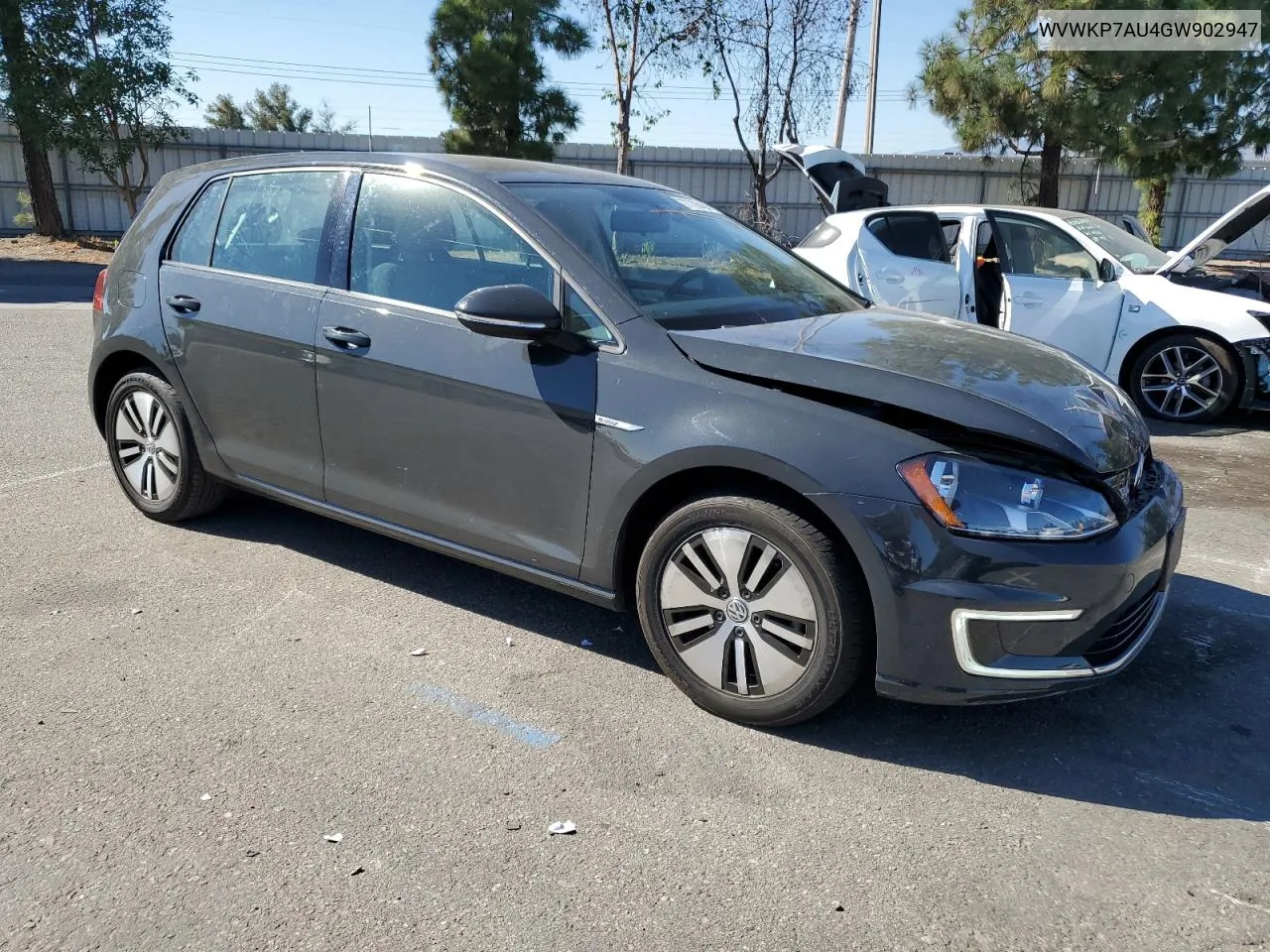 2016 Volkswagen E-Golf Se VIN: WVWKP7AU4GW902947 Lot: 77708484