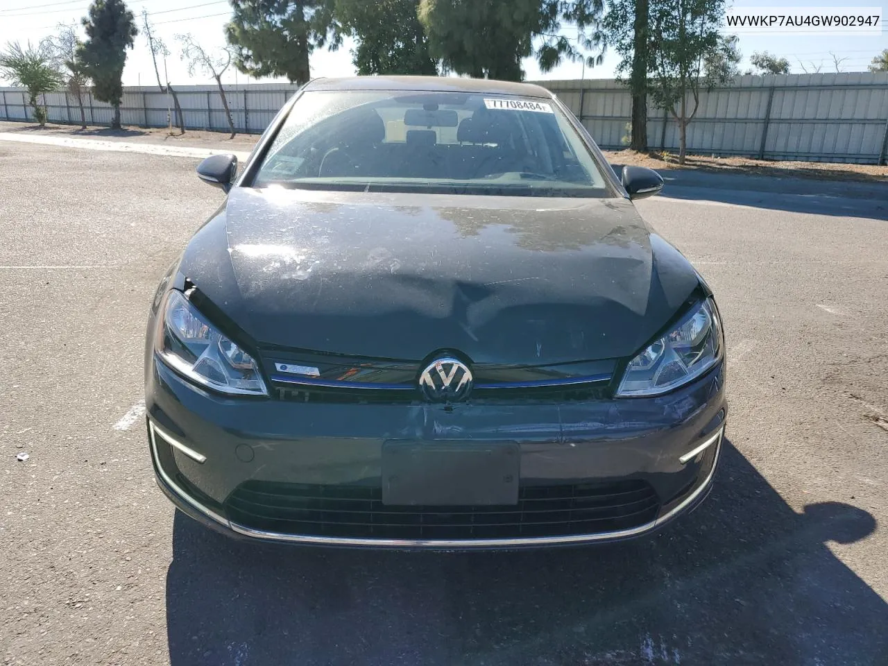 2016 Volkswagen E-Golf Se VIN: WVWKP7AU4GW902947 Lot: 77708484