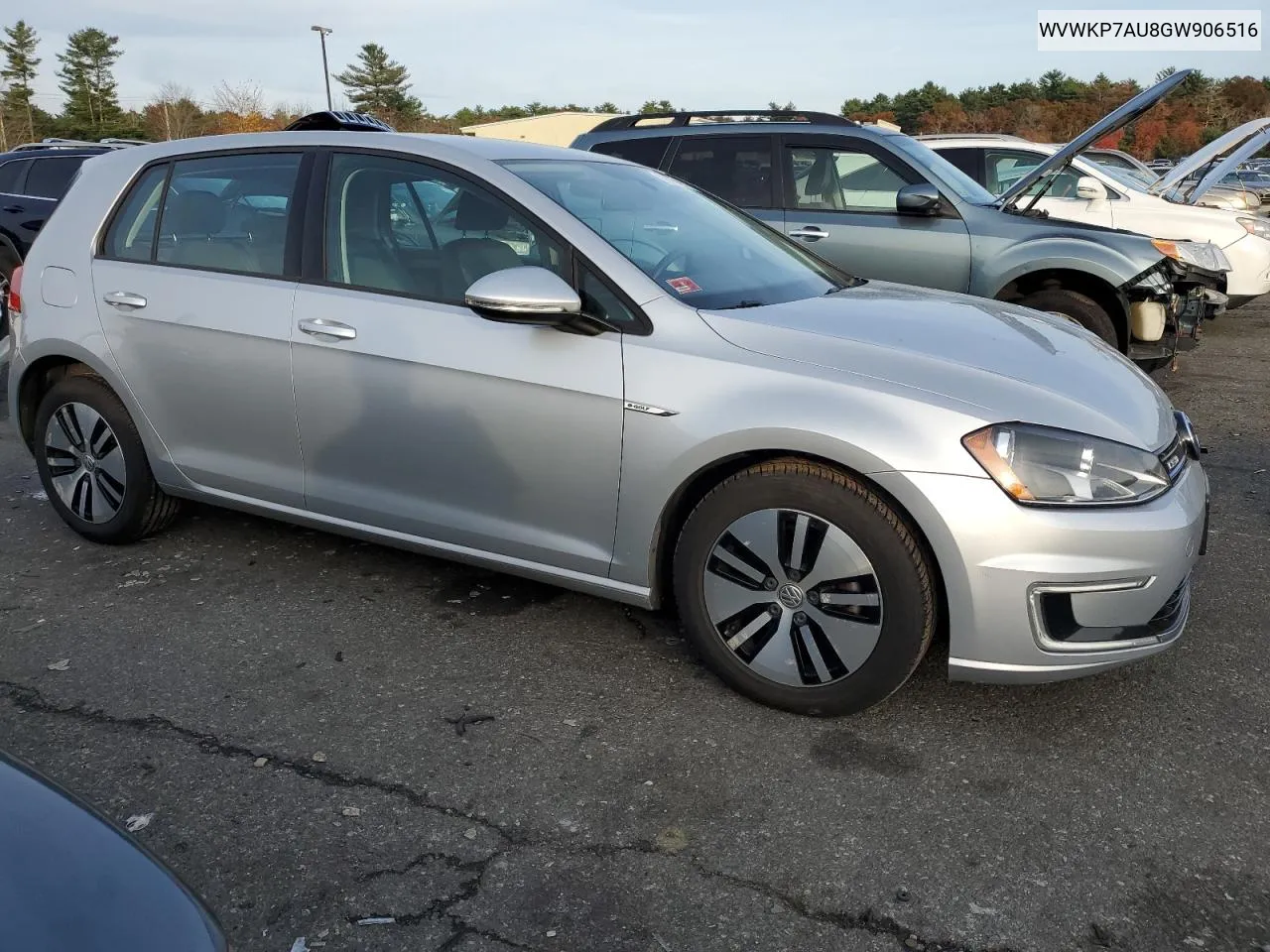 2016 Volkswagen E-Golf Se VIN: WVWKP7AU8GW906516 Lot: 78704914