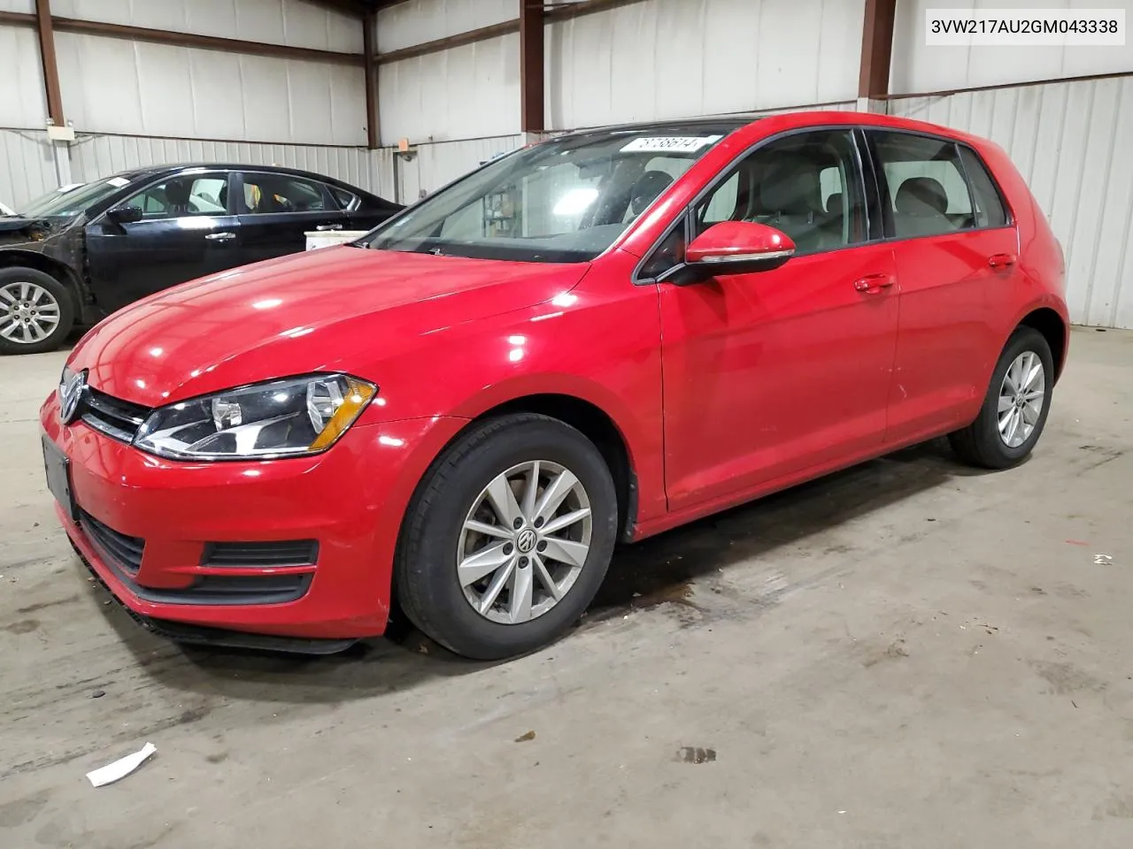 2016 Volkswagen Golf S/Se VIN: 3VW217AU2GM043338 Lot: 78738614