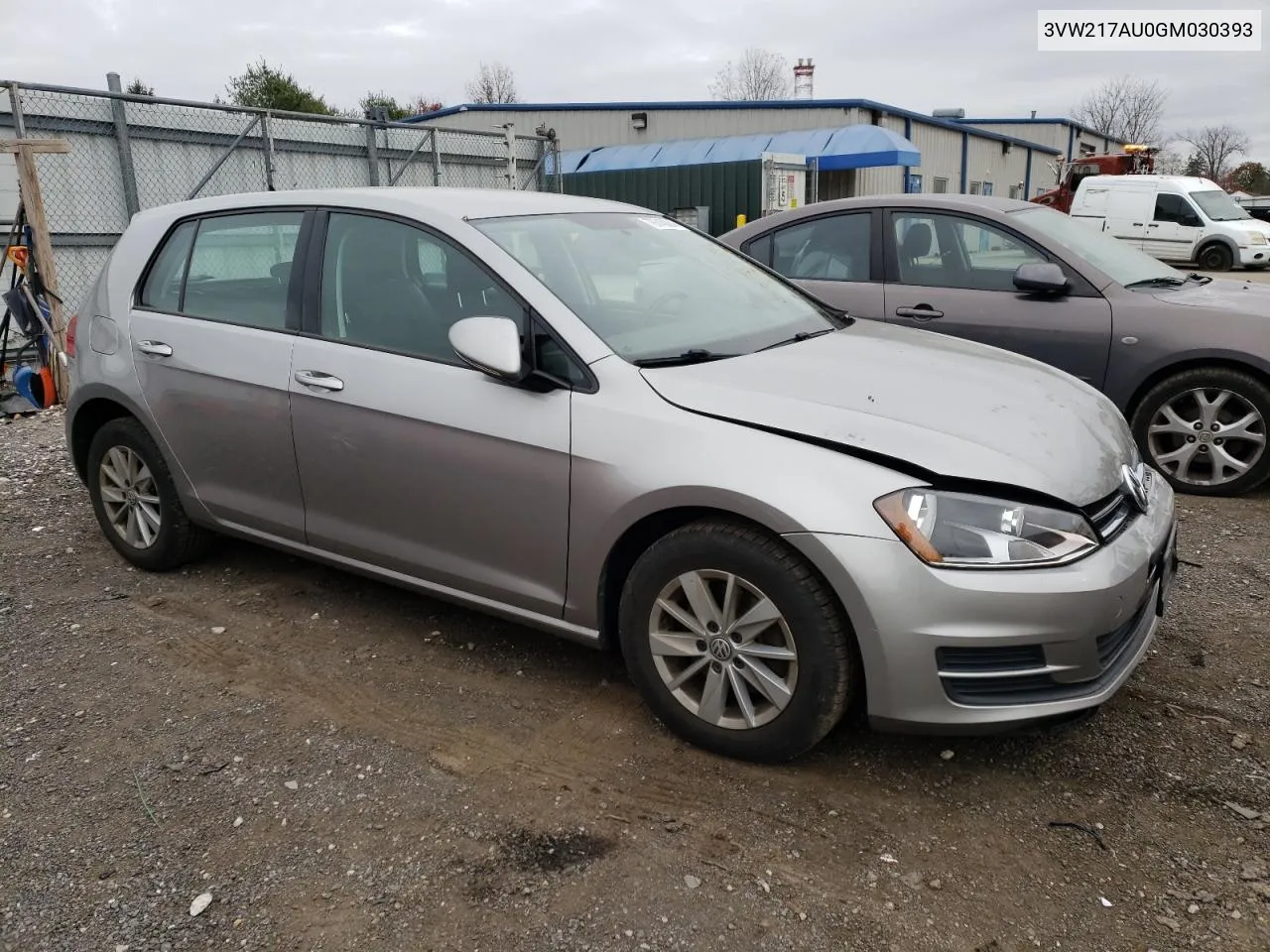 2016 Volkswagen Golf S/Se VIN: 3VW217AU0GM030393 Lot: 79745884