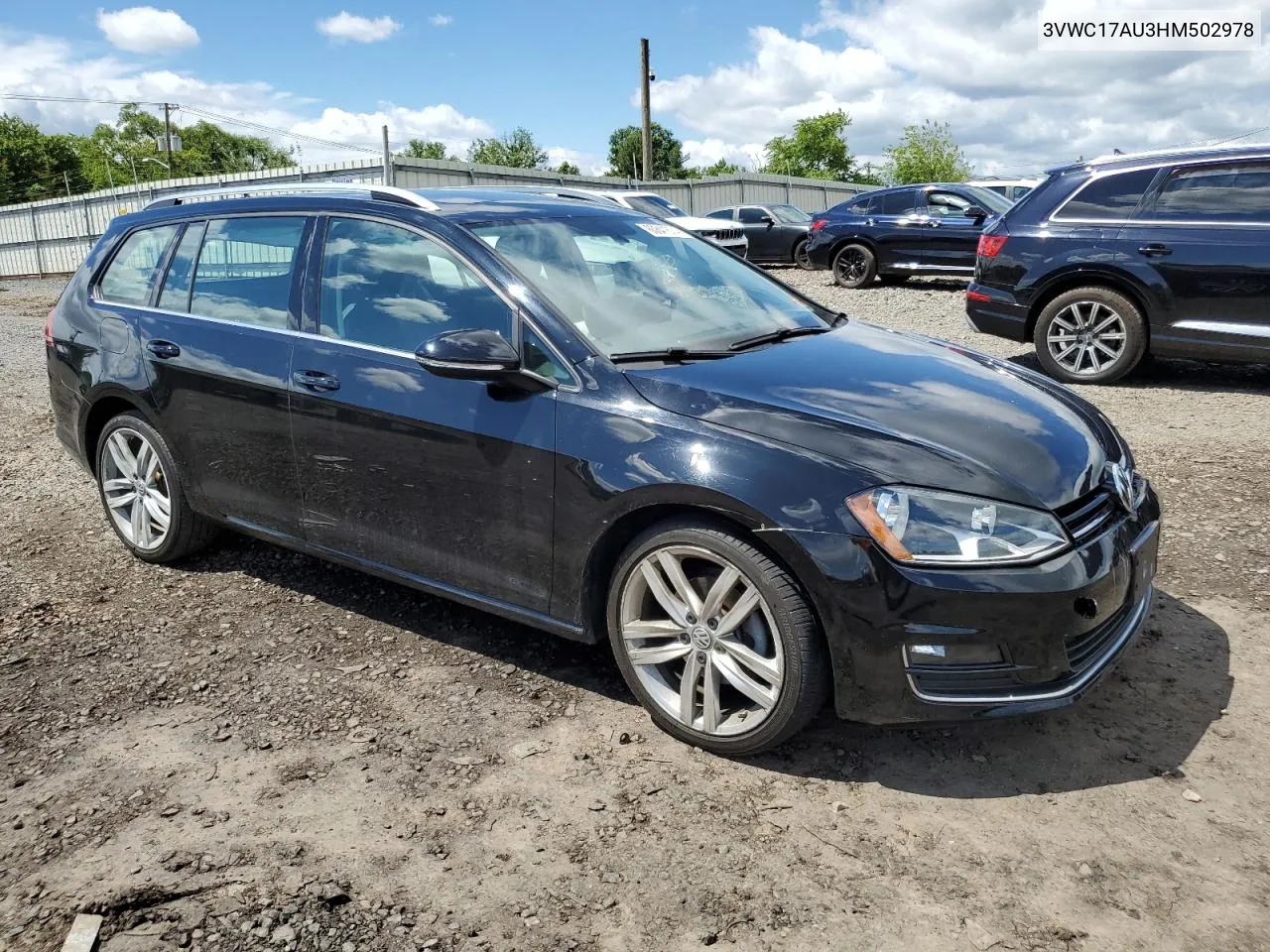 2017 Volkswagen Golf Sportwagen S VIN: 3VWC17AU3HM502978 Lot: 60841674