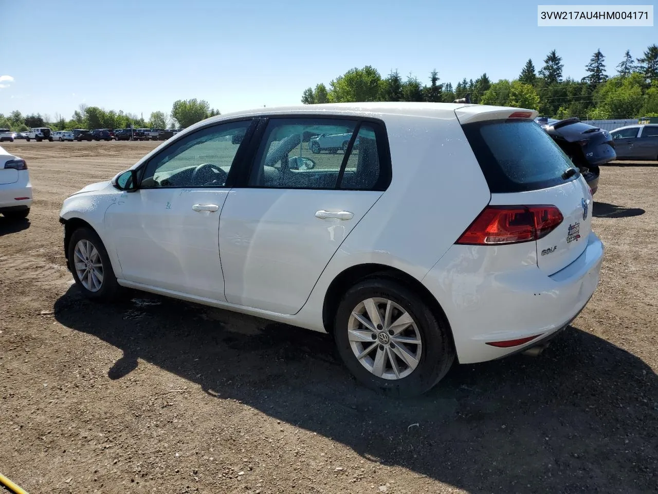 2017 Volkswagen Golf S VIN: 3VW217AU4HM004171 Lot: 61062884