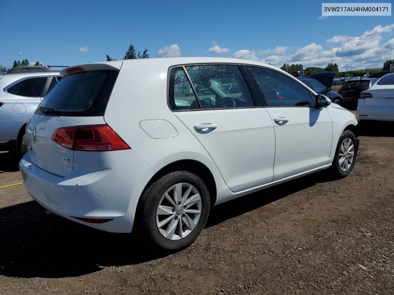 2017 Volkswagen Golf S VIN: 3VW217AU4HM004171 Lot: 61062884