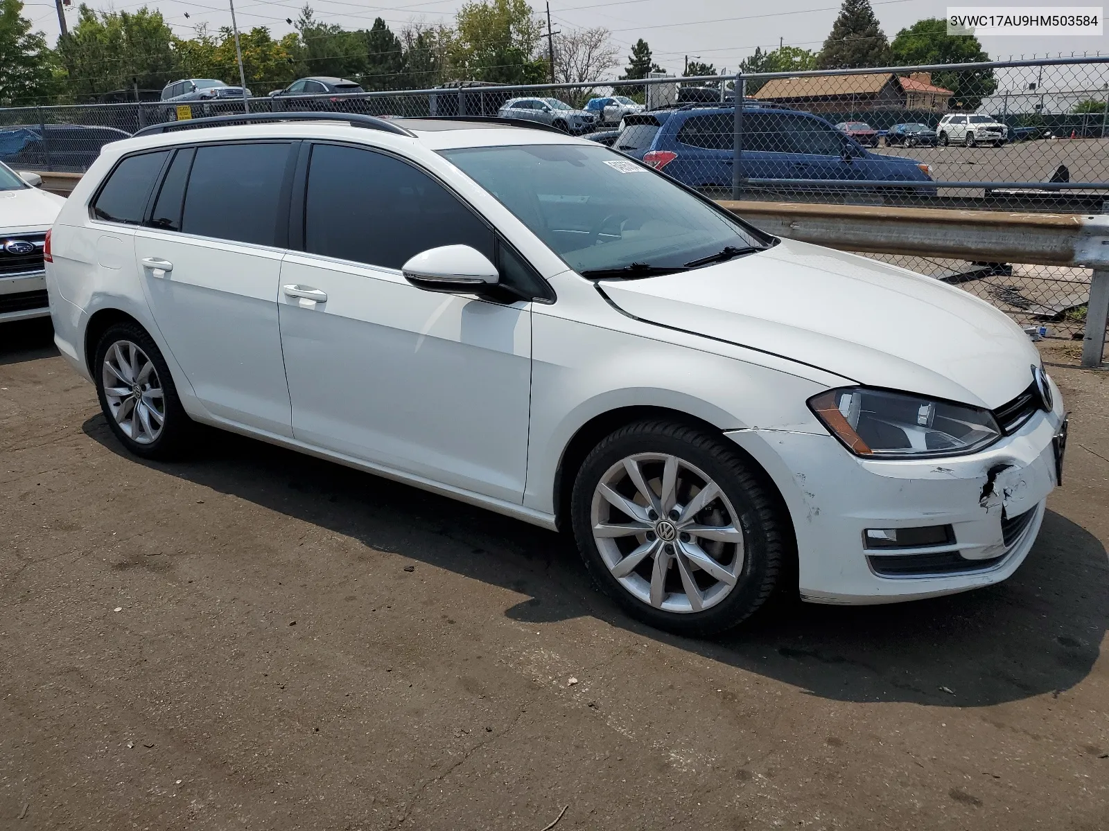 3VWC17AU9HM503584 2017 Volkswagen Golf Sportwagen S