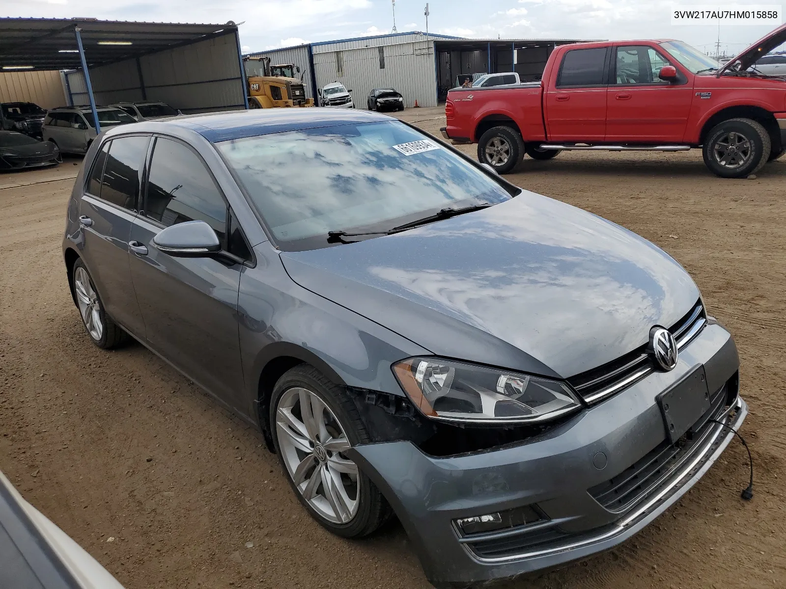 2017 Volkswagen Golf S VIN: 3VW217AU7HM015858 Lot: 66169934